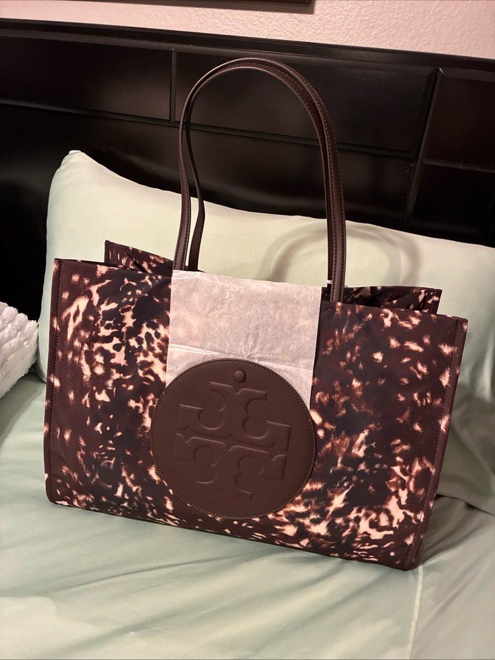 Tory Burch ladies Ella large nylon tote purse